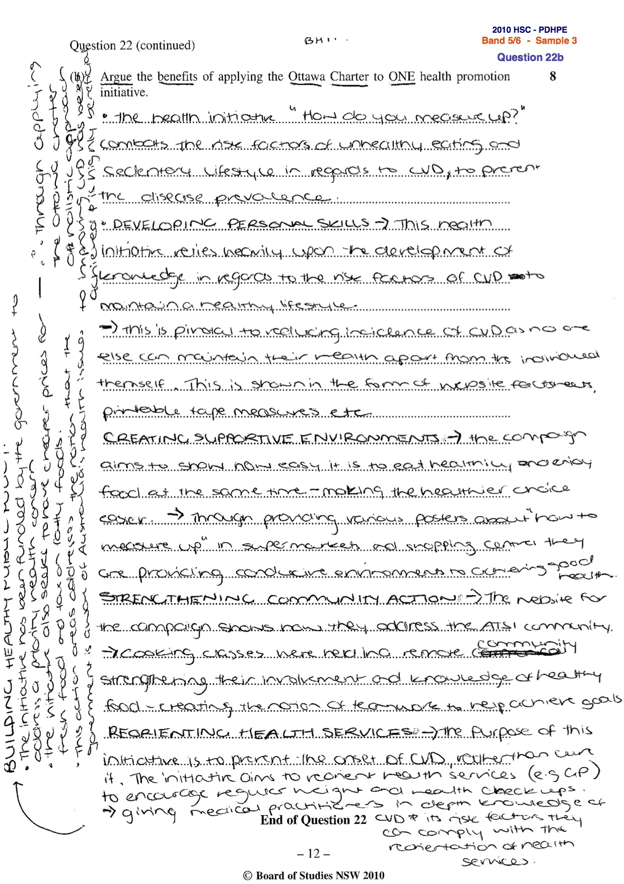 Comparing Sample Answers Hsc Pdhpe